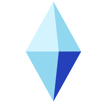 Triangle Pyramid Octahedron 1 Element from 3D Motifs (Flat) Set