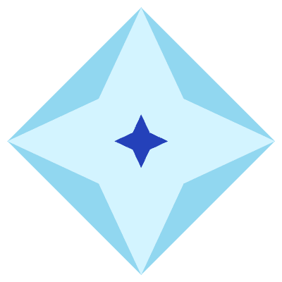 Triangle Pyramid Octahedron 2 Element from 3D Motifs (Flat) Set