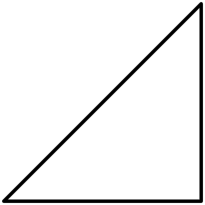 Triangle Slope Element from Geometrica (Line) Set