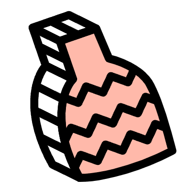 Vase Element from 3D Fun (Texturized) Set