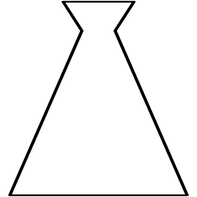 Vase Triangle Element from Geometrica (Duo) Set