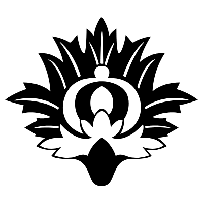 Vignette Flower Leaves 13 Element from Vintage Floral Motifs Set