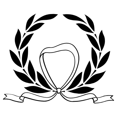 Vignette Flower Leaves 16 Element from Vintage Floral Motifs Set