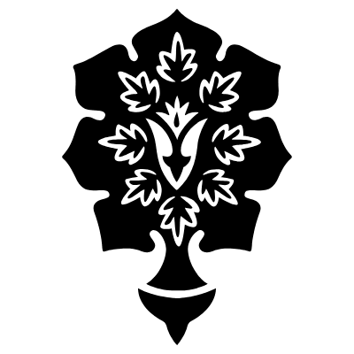 Vignette Flower Leaves 31 Element from Vintage Floral Motifs Set