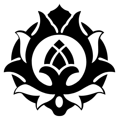 Vignette Flower Leaves 7 Element from Vintage Floral Motifs Set