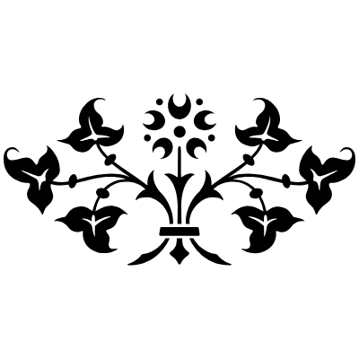 Vintage Chic Fleurons 36 Element from Fleurons Ornaments Set