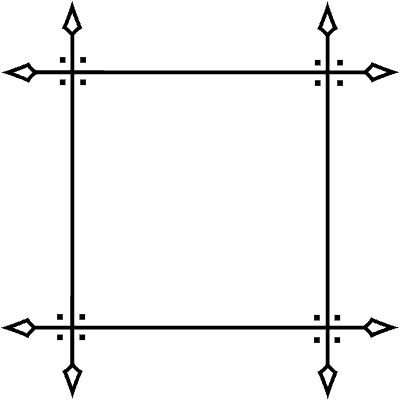 Vintage Corner Frame 17 Element from Vintage Frame (Essential) Set