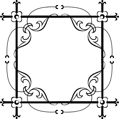 Vintage Corner Frame 31 Element from Vintage Frame (Essential) Set