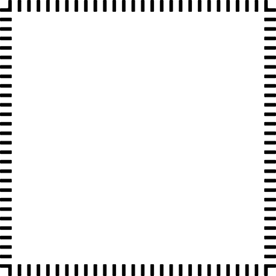 Vintage Dashed Frame 17 Element from Vintage Frame (Essential) Set