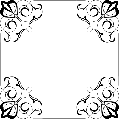 Vintage Frame Ornament 09 Element from Vintage Frames (Ornamental Squares) Set