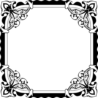 Vintage Frame Ornament 100 Element from Vintage Frames (Ornamental Squares) Set