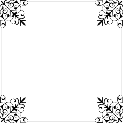 Vintage Frame Ornament 16 Element from Vintage Frames (Ornamental Squares) Set