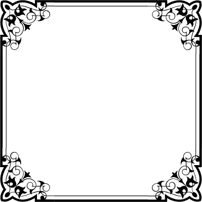 Vintage Frame Ornament 18 Element from Vintage Frames (Ornamental Squares) Set