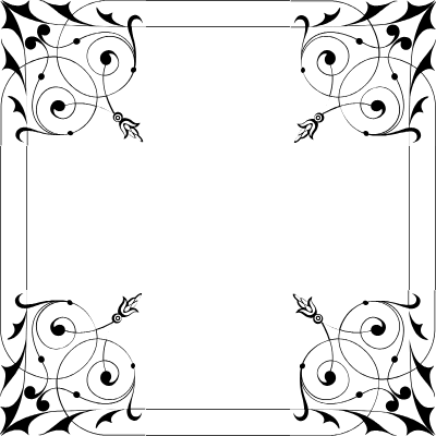 Vintage Frame Ornament 30 Element from Vintage Frames (Ornamental Squares) Set