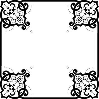 Vintage Frame Ornament 35 Element from Vintage Frames (Ornamental Squares) Set