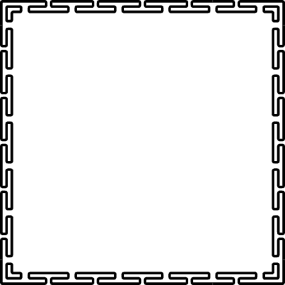 Vintage Geometric Frame 13 Element from Vintage Frame (Essential) Set