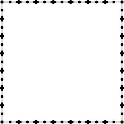 Vintage Geometric Frame 15 Element from Vintage Frame (Essential) Set