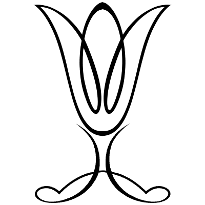 Wine Glass Element from Flourishes Motifs Set