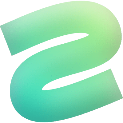 Zigzag Wave Line Curve Element from Inky (Gradient) Set