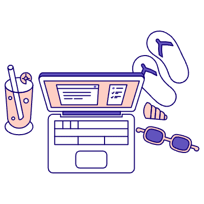Remote Work 2 Illustration from Bangalore - Pro Set
