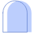 Abstract Arch Element from Geometric shapes Set