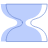 Abstract Hourglass Element from Geometric shapes Set