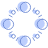 Abstract Loading Element from Geometric shapes Set