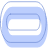 Abstract Path Oval Route Element from Geometric shapes Set