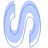 Abstract S Curly Element from Geometric shapes Set