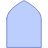 Abstract Arch Door Element from Geometric shapes Set