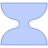 Abstract Hourglass Element from Geometric shapes Set