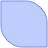 Abstract Oval Sharp Element from Geometric shapes Set