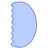 Abstract Pastry Element from Geometric shapes Set
