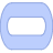 Abstract Path Oval Route Element from Geometric shapes Set