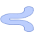 Abstract Worm Element from Geometric shapes Set