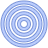 Circle Point Target Element from Geometric shapes Set