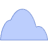 Cloud Half Element from Geometric shapes Set