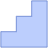 Stair Element from Geometric shapes Set