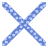 Abstract Cross Element from Geometric shapes Set
