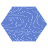 Abstract Hexagon Vertical Element from Geometric shapes Set