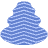 Abstract Pine Nature Element from Geometric shapes Set