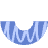 Circle Half Element from Geometric shapes Set