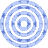 Circle Point Target Element from Geometric shapes Set