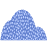 Cloud Half Element from Geometric shapes Set