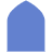 Abstract Arch Door Element from Geometric shapes Set