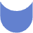 Abstract Half Moon Element from Geometric shapes Set