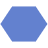 Abstract Hexagon Vertical Element from Geometric shapes Set