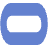 Abstract Path Oval Route Element from Geometric shapes Set