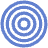 Circle Point Target Element from Geometric shapes Set