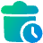 Delete Auto Trash Icon from Plump Gradient Set